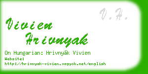 vivien hrivnyak business card